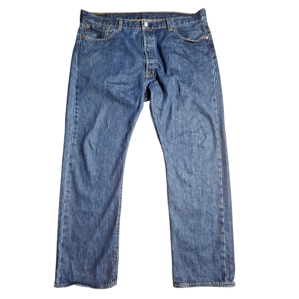 Levi's 501 Original Fit Straight Jeans Button Fly Mens 40x30 Capsule Wardrobe